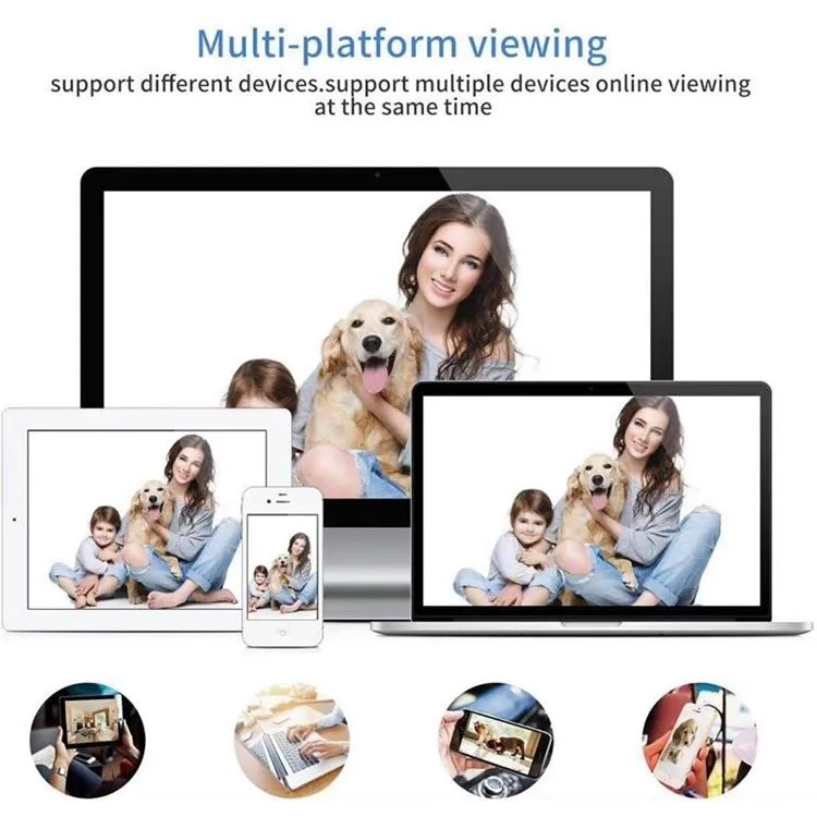 1080P HD Wifi IP Camera | Motion Detection | Night Vision | White