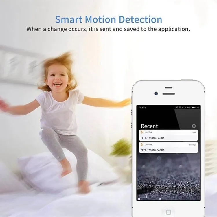 1080P HD Wifi IP Camera | Motion Detection | Night Vision | White