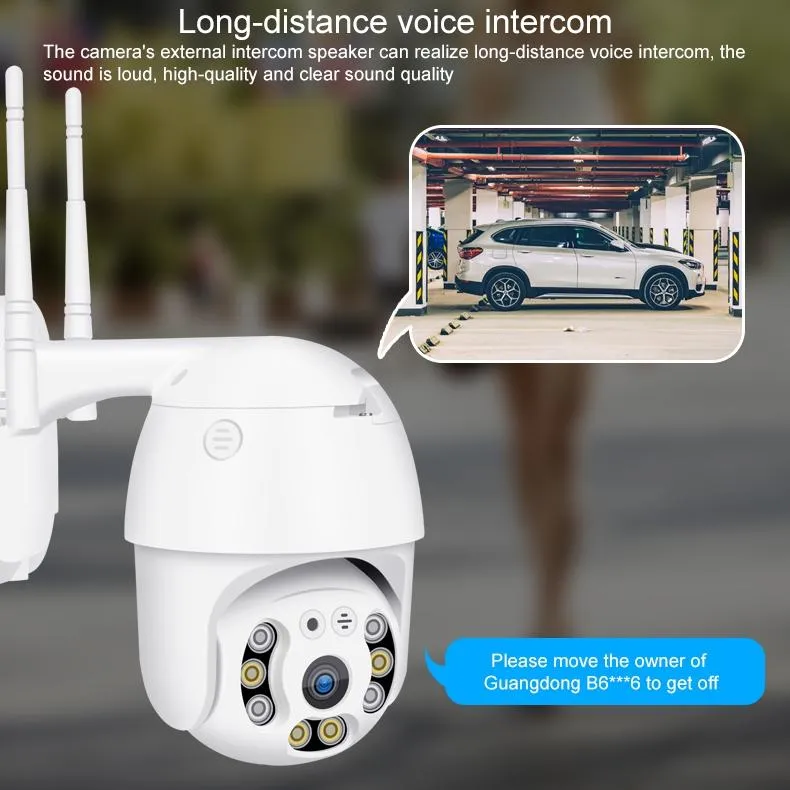 1080P Wifi IP Camera | Night Vision | Motion Detection | Two-Way Audio | TF Card Support