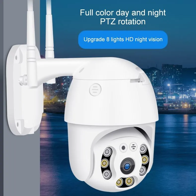 1080P Wifi IP Camera | Night Vision | Motion Detection | Two-Way Audio | TF Card Support