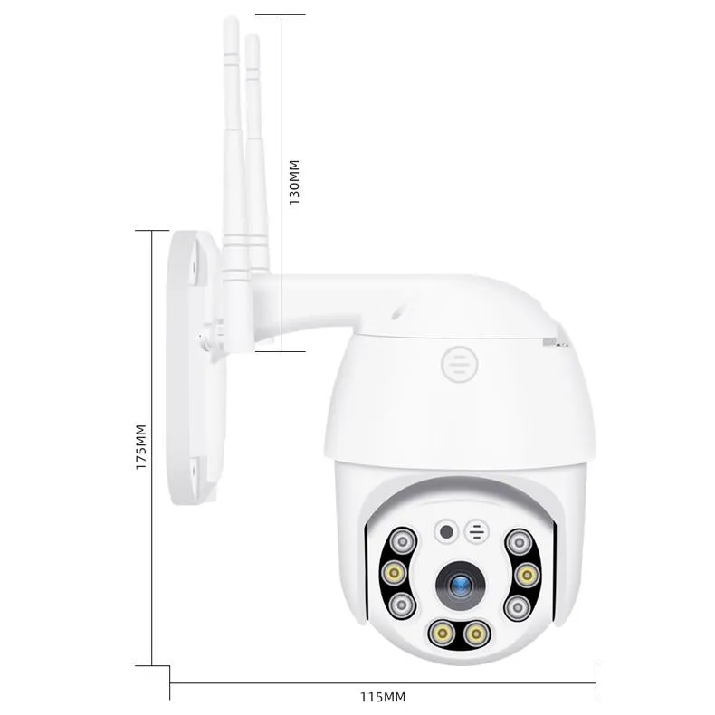 1080P Wifi IP Camera | Night Vision | Motion Detection | Two-Way Audio | TF Card Support