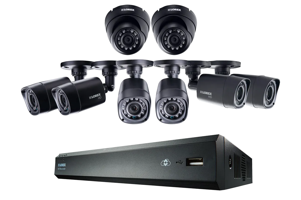 16 Channel Series Security DVR system with Lorex Secure and 720p HD Cameras