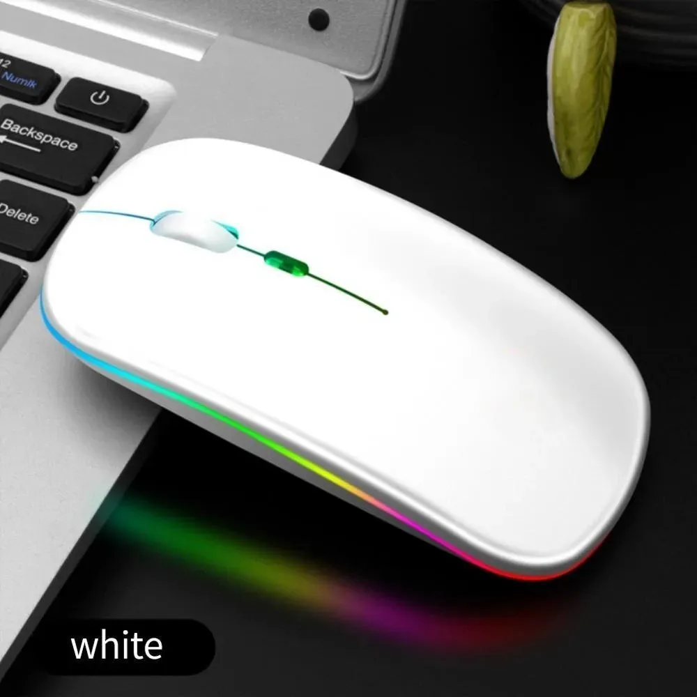 2.4g Rechargeable Wireless Gaming Mouse Portable Ergonomic Quiet and Magical for Laptops Tablets Ipads and Phones