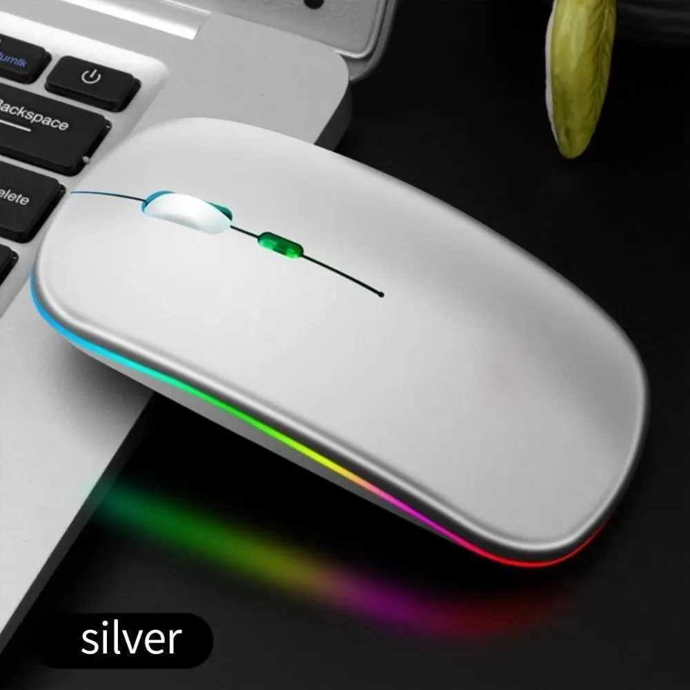 2.4g Rechargeable Wireless Gaming Mouse Portable Ergonomic Quiet and Magical for Laptops Tablets Ipads and Phones
