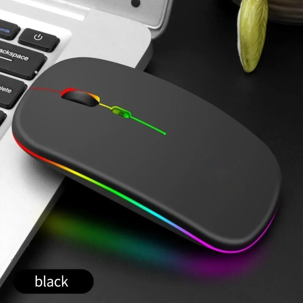 2.4g Rechargeable Wireless Gaming Mouse Portable Ergonomic Quiet and Magical for Laptops Tablets Ipads and Phones