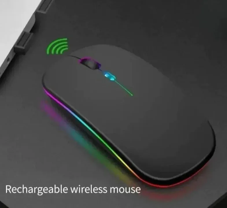2.4g Rechargeable Wireless Gaming Mouse Portable Ergonomic Quiet and Magical for Laptops Tablets Ipads and Phones