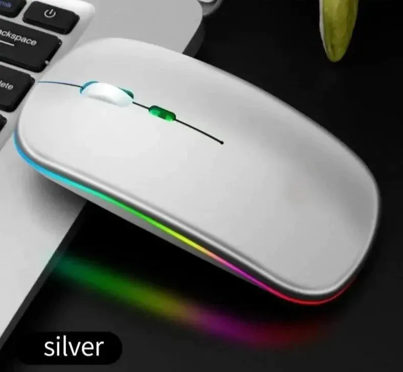 2.4g Rechargeable Wireless Gaming Mouse Portable Ergonomic Quiet and Magical for Laptops Tablets Ipads and Phones