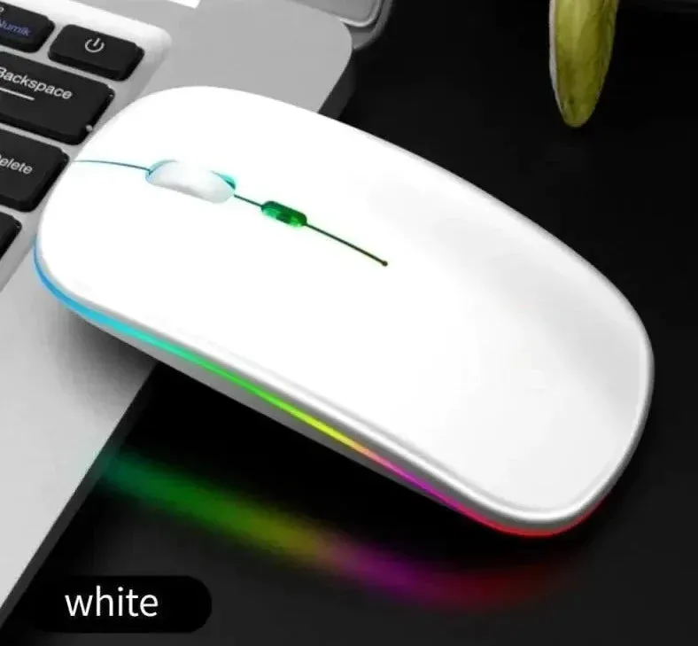 2.4g Rechargeable Wireless Gaming Mouse Portable Ergonomic Quiet and Magical for Laptops Tablets Ipads and Phones