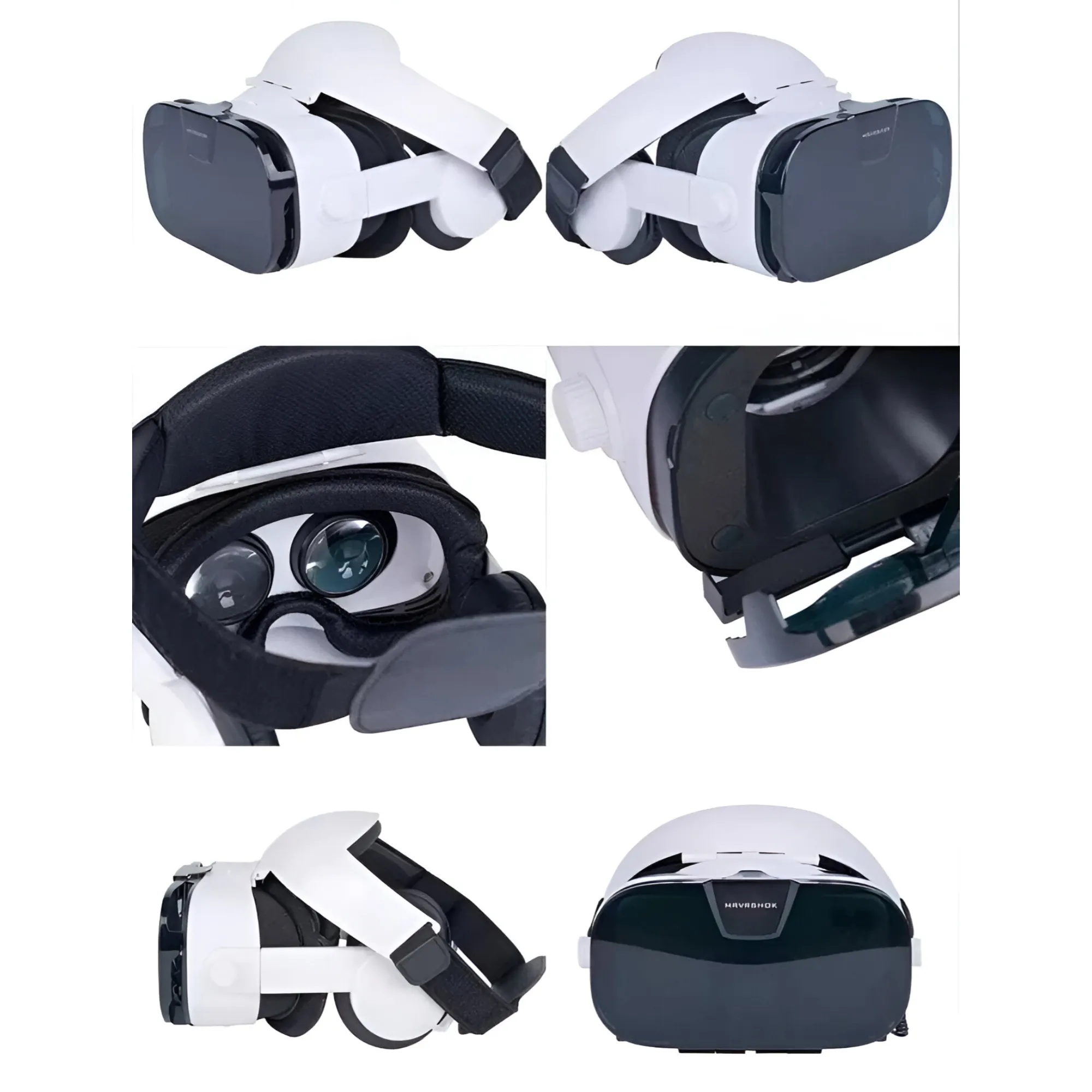 3F Virtual Reality Headset With Adjustable Comfortable Head Strap - 3f vr glasses