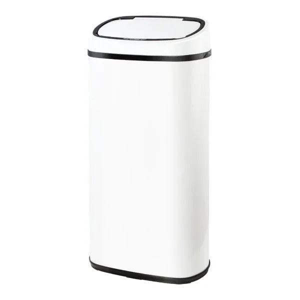 Automatic Motion Sensor Rubbish Bin 68L - White