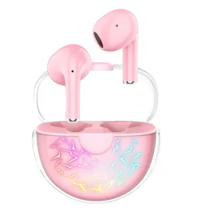 Black Wireless Gaming Earphones with Bluetooth