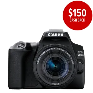Canon EOS 200D II with 18-55MM IS STM Kit