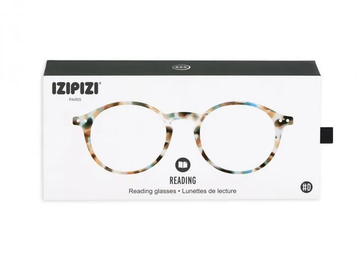 #D Reading Glasses (Blue Tortoise)