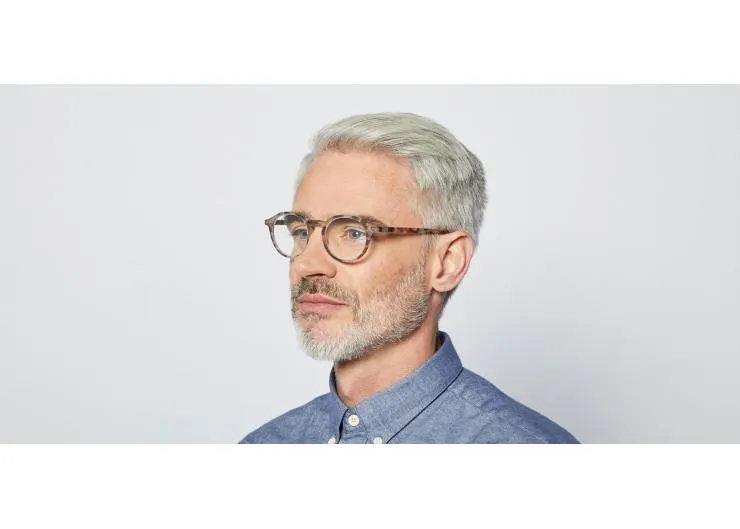 #D Reading Glasses (Blue Tortoise)