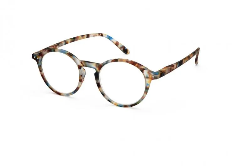 #D Reading Glasses (Blue Tortoise)
