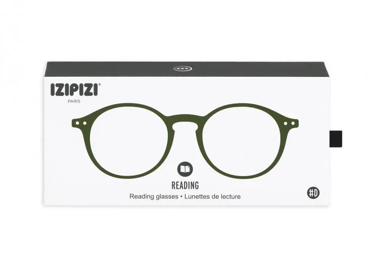 #D Reading Glasses (Kaki Green)