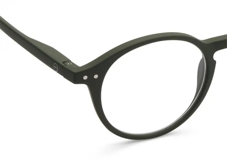#D Reading Glasses (Kaki Green)