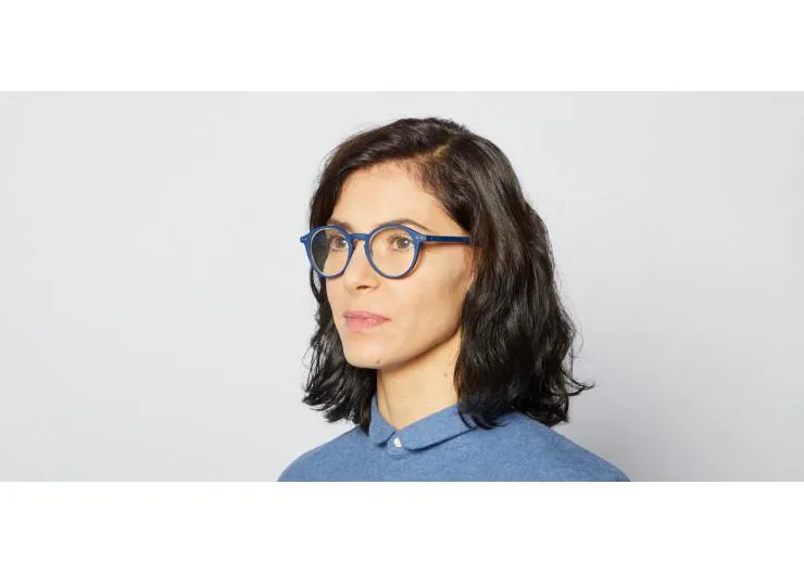 #D Reading Glasses (Navy)