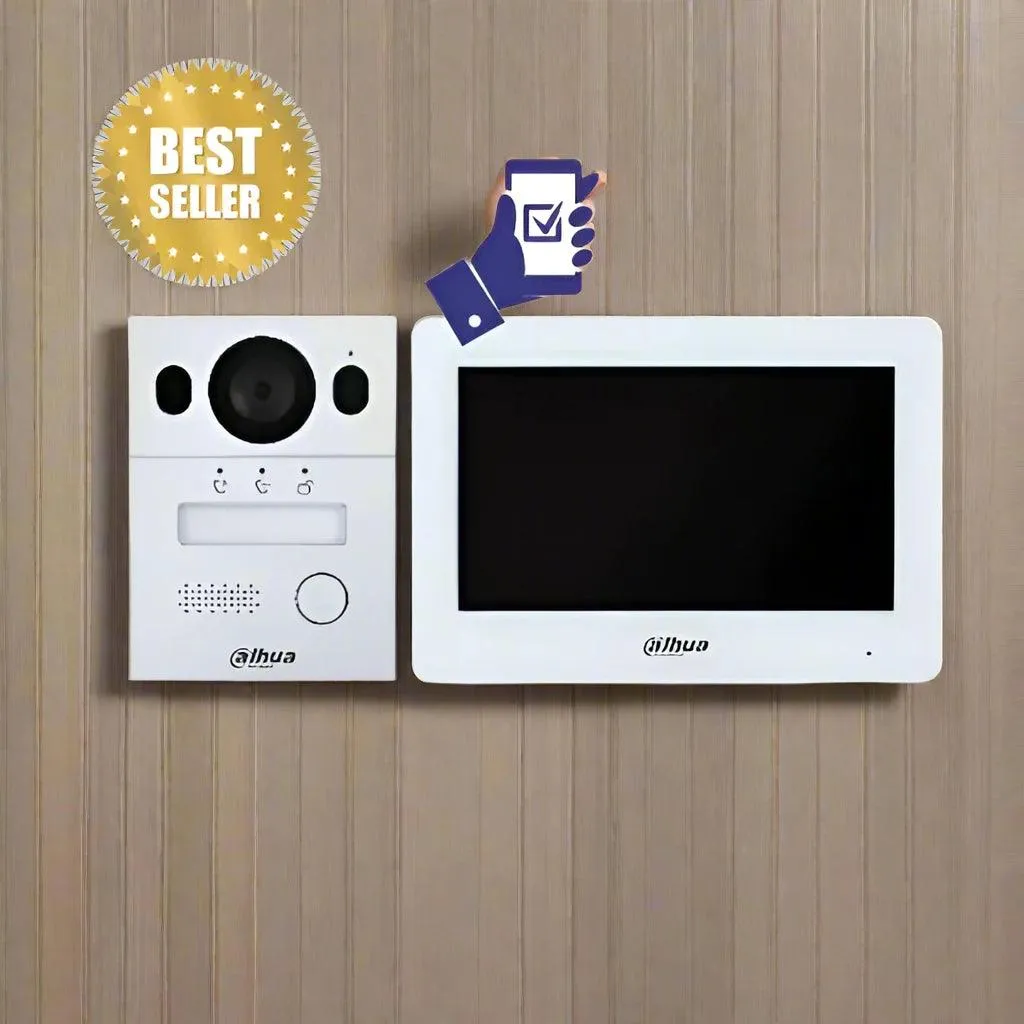 Dahua 2 Wire Smartphone Intercom Kit, DHI-KTX01(S)