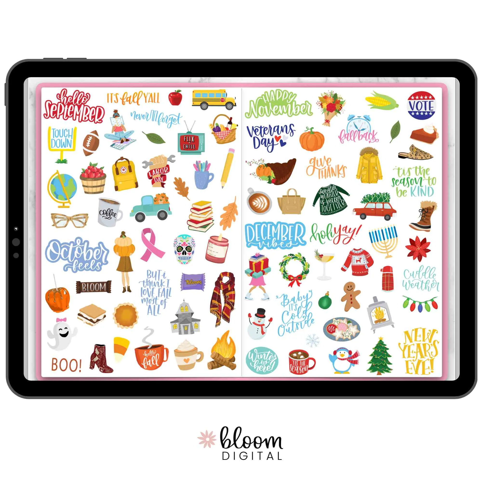 Digital Sticker Pack, Value Stickers