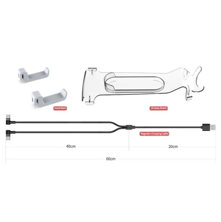 Dobe PS5 VR2 Stand Kit with Magnetic Fast Charging Cable TP5-2523
