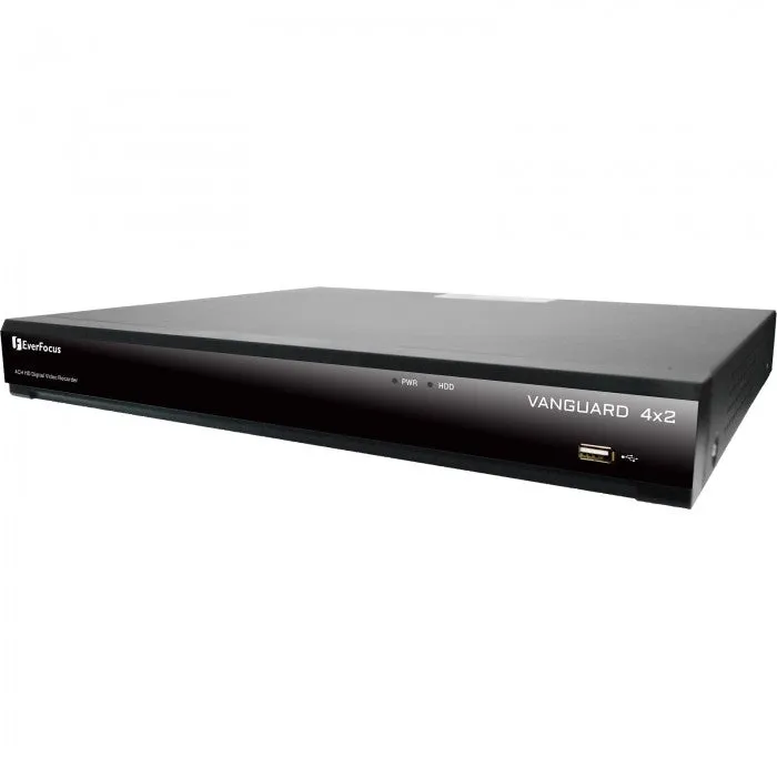 EverFocus Vanguard4x2H-4T 4 Channel Hybrid Digital Video Recorder, 4TB