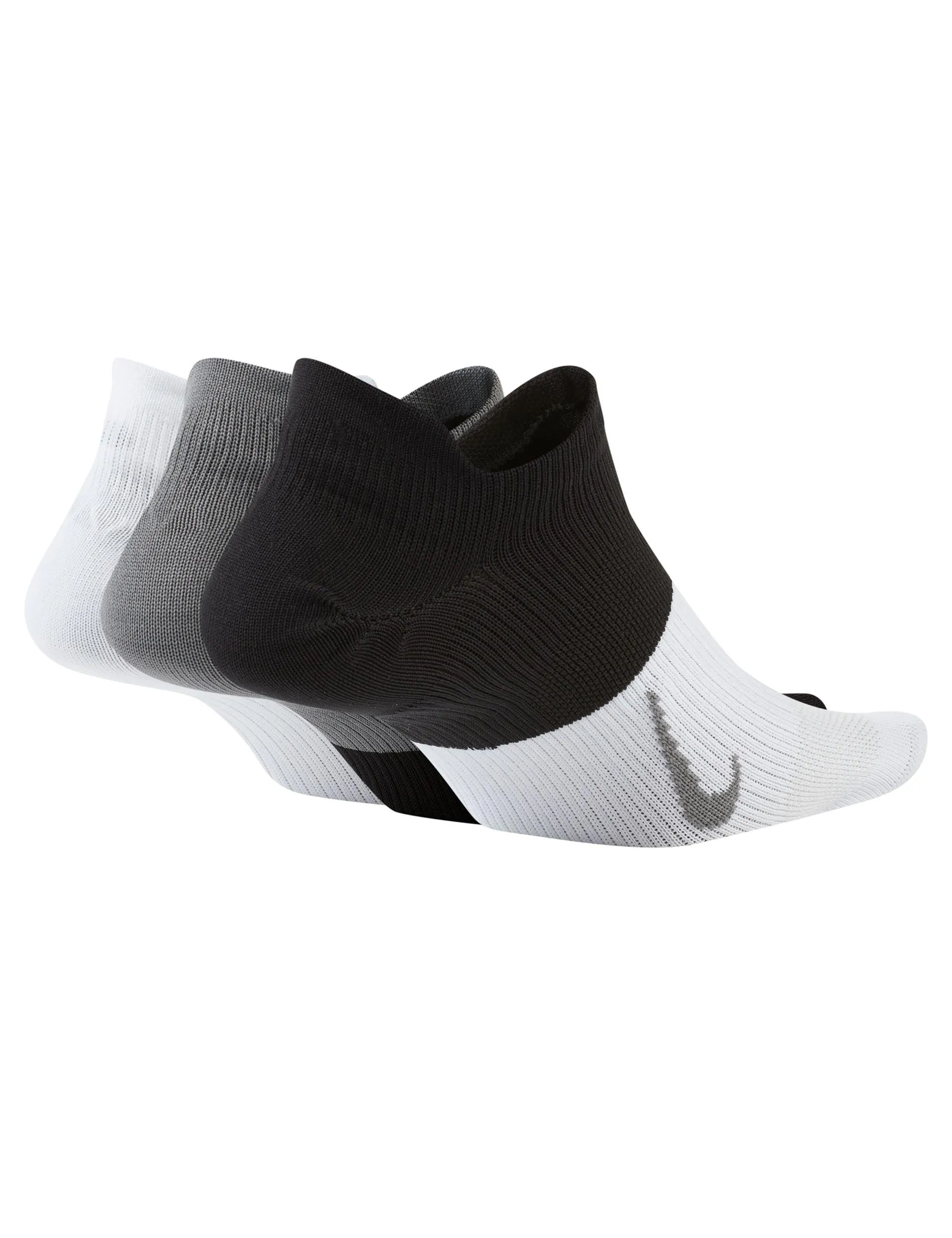 Everyday Plus Lightweight Socks (3 Pairs) - White/Black/Grey