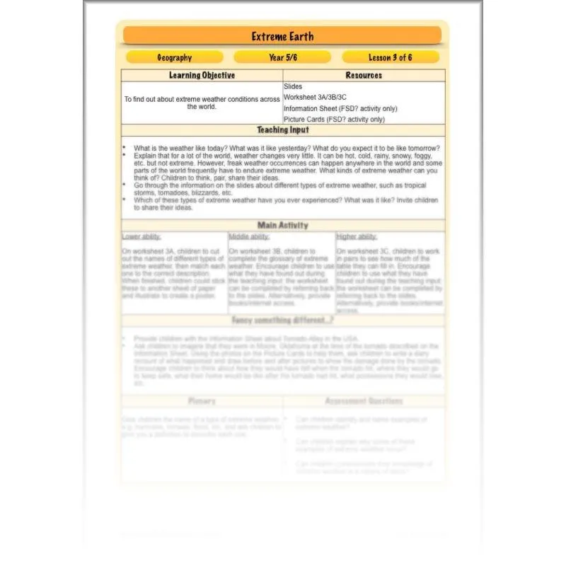 Extreme Earth Topic
