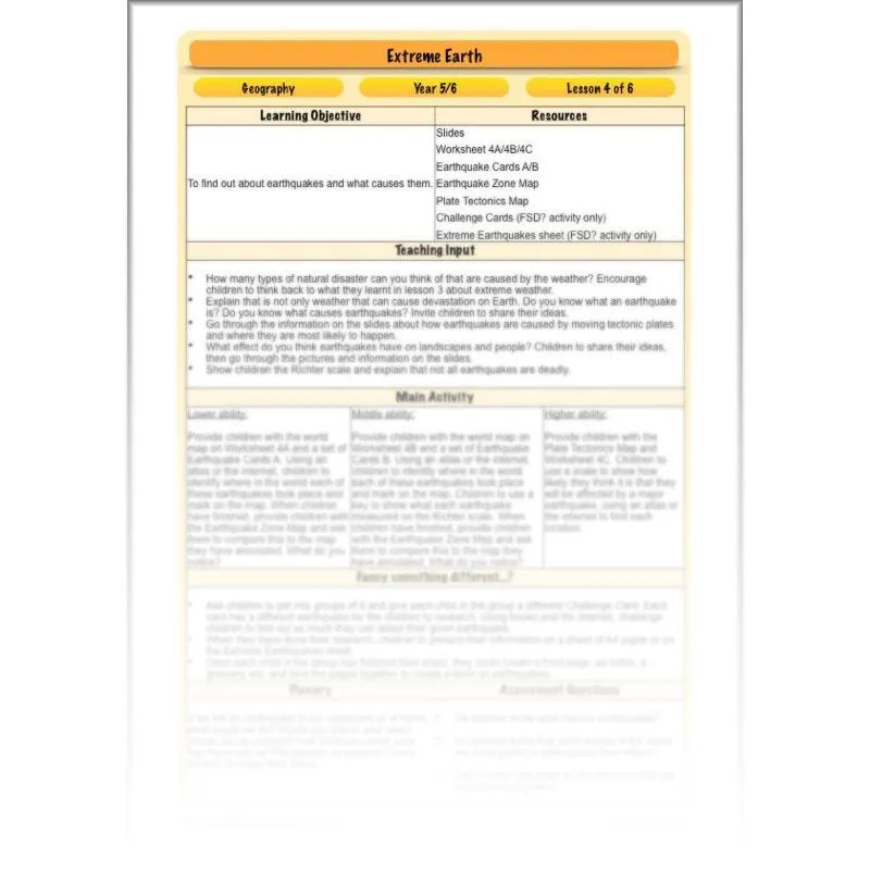 Extreme Earth Topic