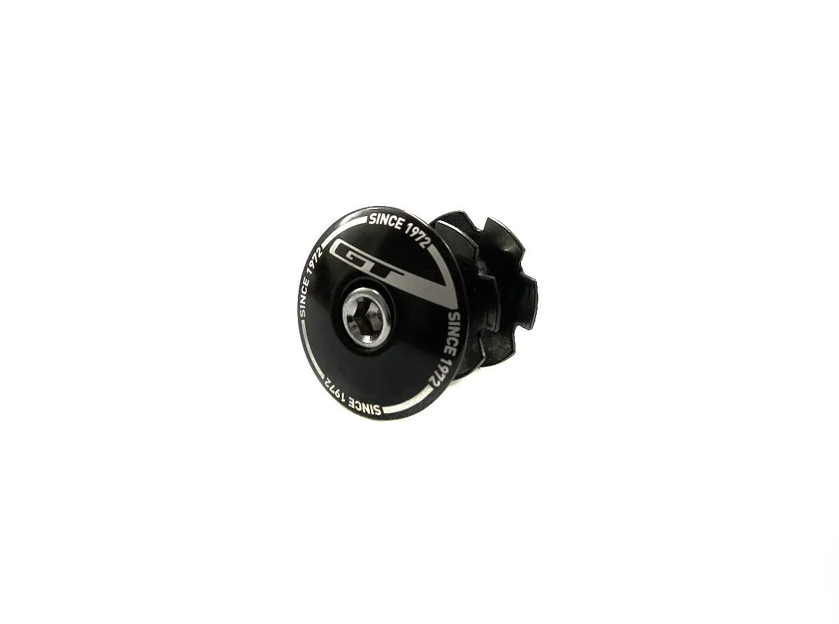 GT Alloy A-Head Cap 1 1/8” (28.6mm) Star Nut Black 28.6mm
