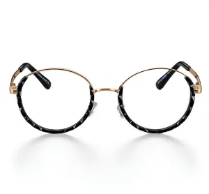 Half Frame Round Computer Glasses