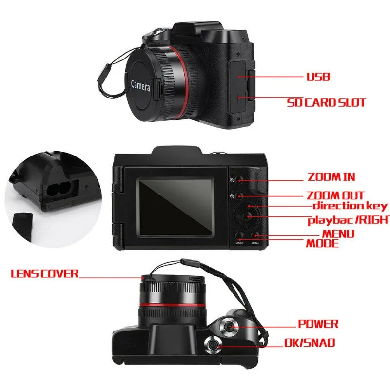 HD Digital Camcorder w/ Flip Screen