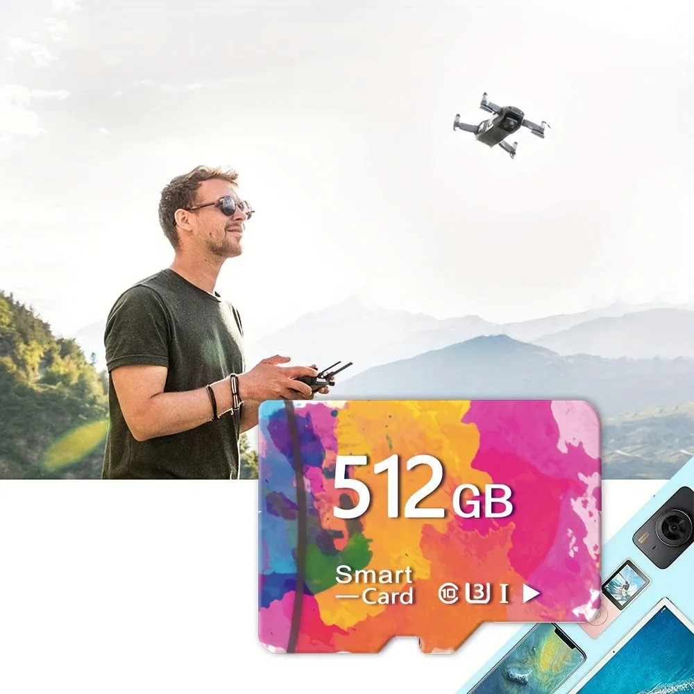 High-Capacity Class 10 TF Flash Memory Card Expand Your Digital Storage