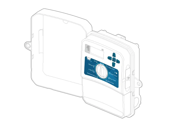 Hunter X2 Hydrawise Outdoor WIFI Smart Irrigation Controller with X2 WAND Adaptor Combo