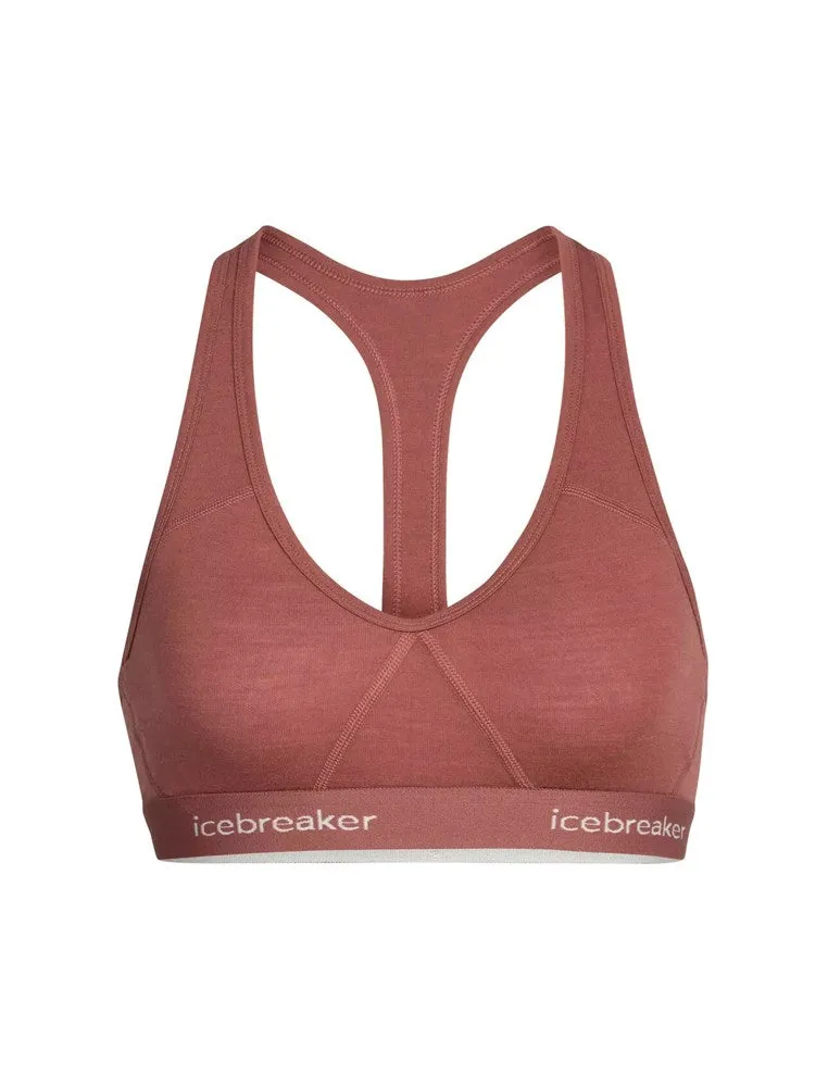 Icebreaker Sprite Racerback Bra - Grape