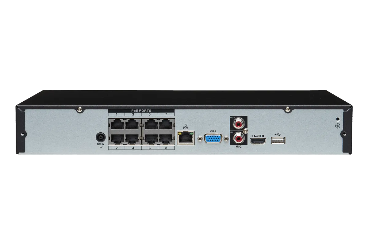 IP Camera System with 6 Security Cameras & Lorex Cloud Connectivity