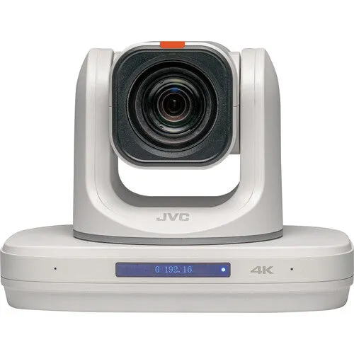 JVC KY-PZ510NWU 4K PTZ with Advanced Auto Tracking, NDI, and Ultrawide Angle 3G-SDI/HDMI/USB/IP (White)