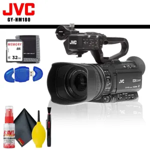 JVC Ultra HD 4K Camcorder with HD-SDI   Memory Card Kit   Cleaning Kit