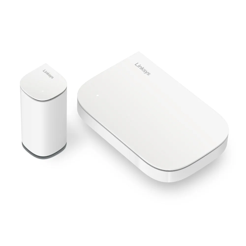 LINKSYS Velop Micro Mesh WiFi 6 Router   Node Dual Band AX3000 Bundle - White