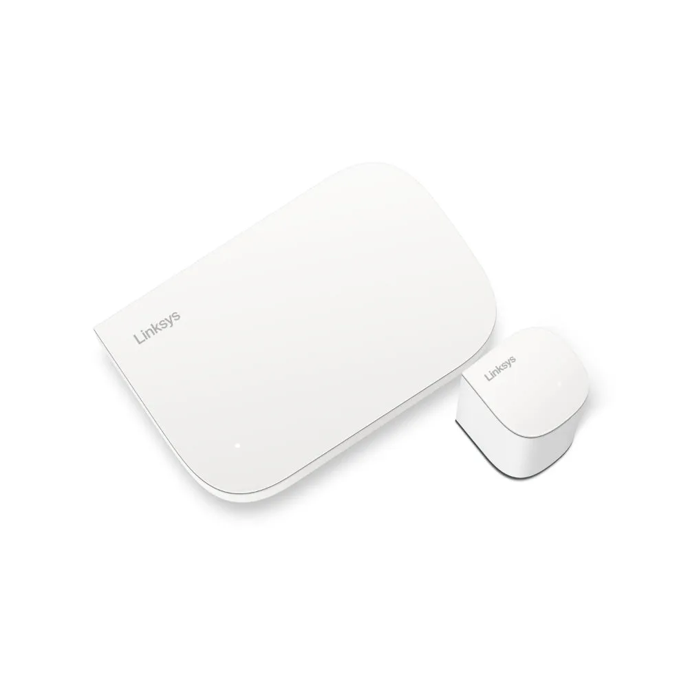 LINKSYS Velop Micro Mesh WiFi 6 Router   Node Dual Band AX3000 Bundle - White