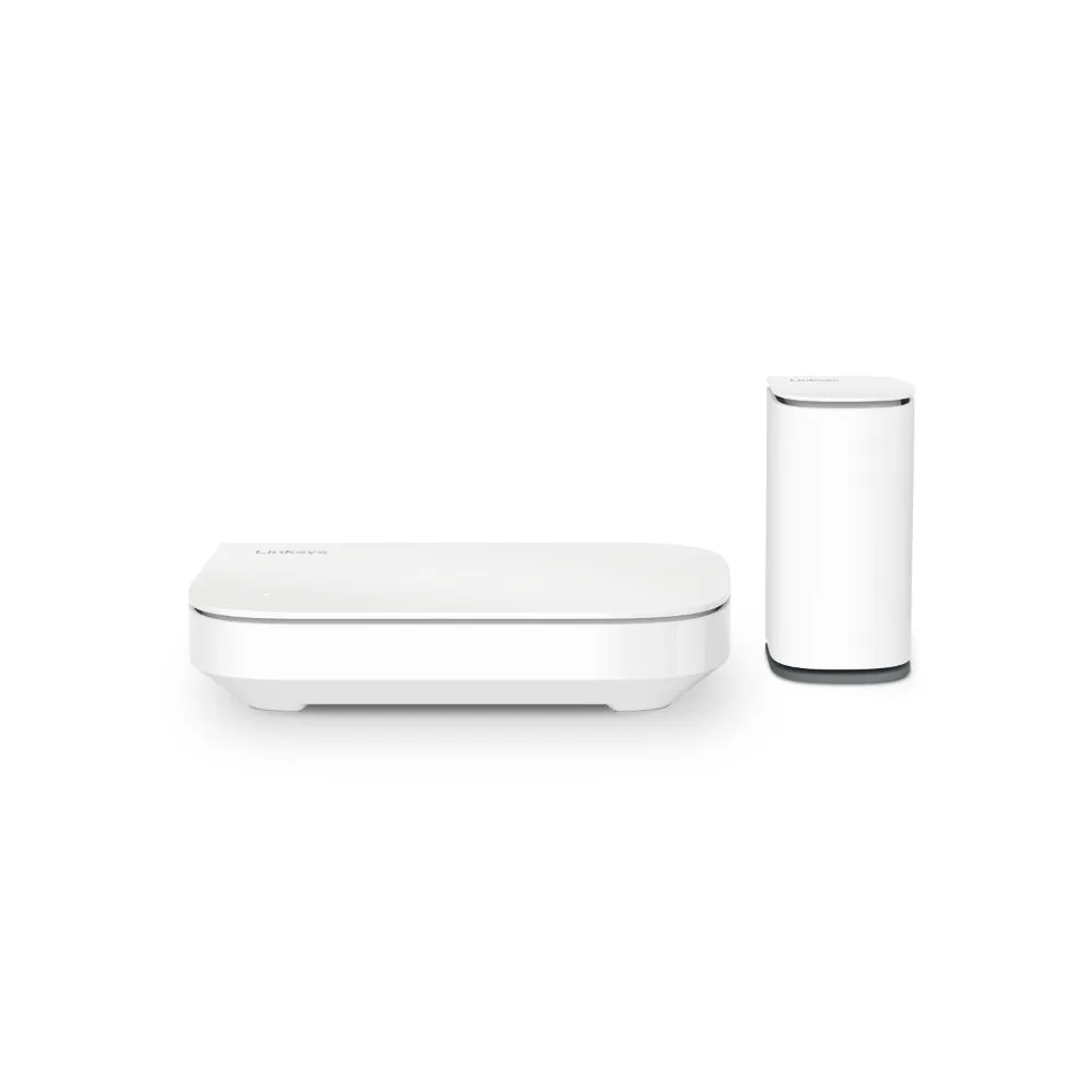 LINKSYS Velop Micro Mesh WiFi 6 Router   Node Dual Band AX3000 Bundle - White