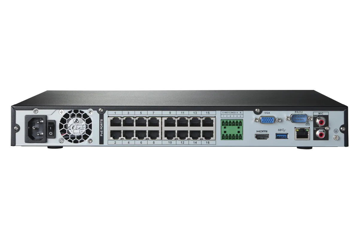 Lorex 4K (32 Camera Capable) Elite Series 8TB NVR - Open Box