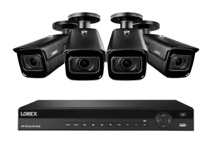 Lorex Nocturnal 3 4K 16-Channel 4TB Wired NVR System with Smart IP Cameras, 30FPS Recording and Motorized Varifocal Zoom Lenses