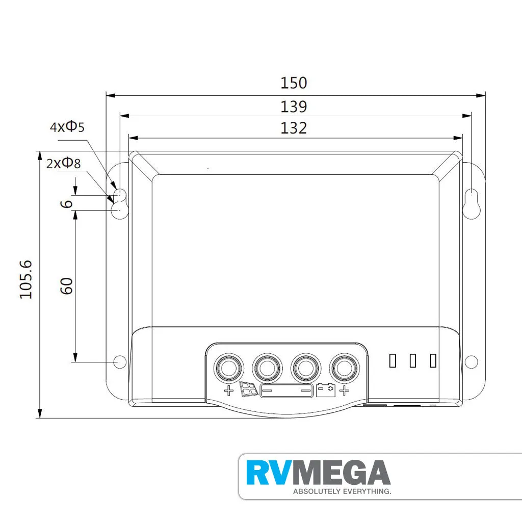 MC Series 20A MPPT Solar Charge Controller - Wet - SLD - GEL - Lithium (12V/24V)