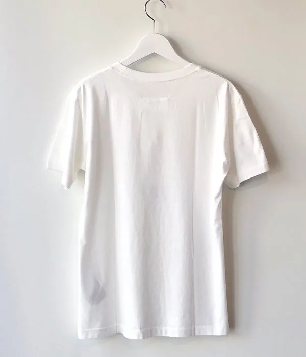 MM6 MAISON MARGIELA/RECORDING PAPER PRINTED TEE(WHITE)