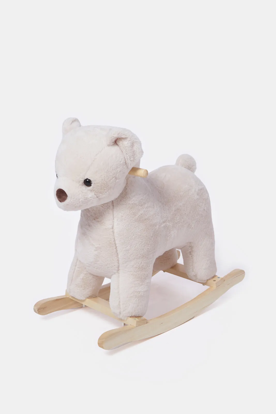 Newborn Cream Bear Rocker