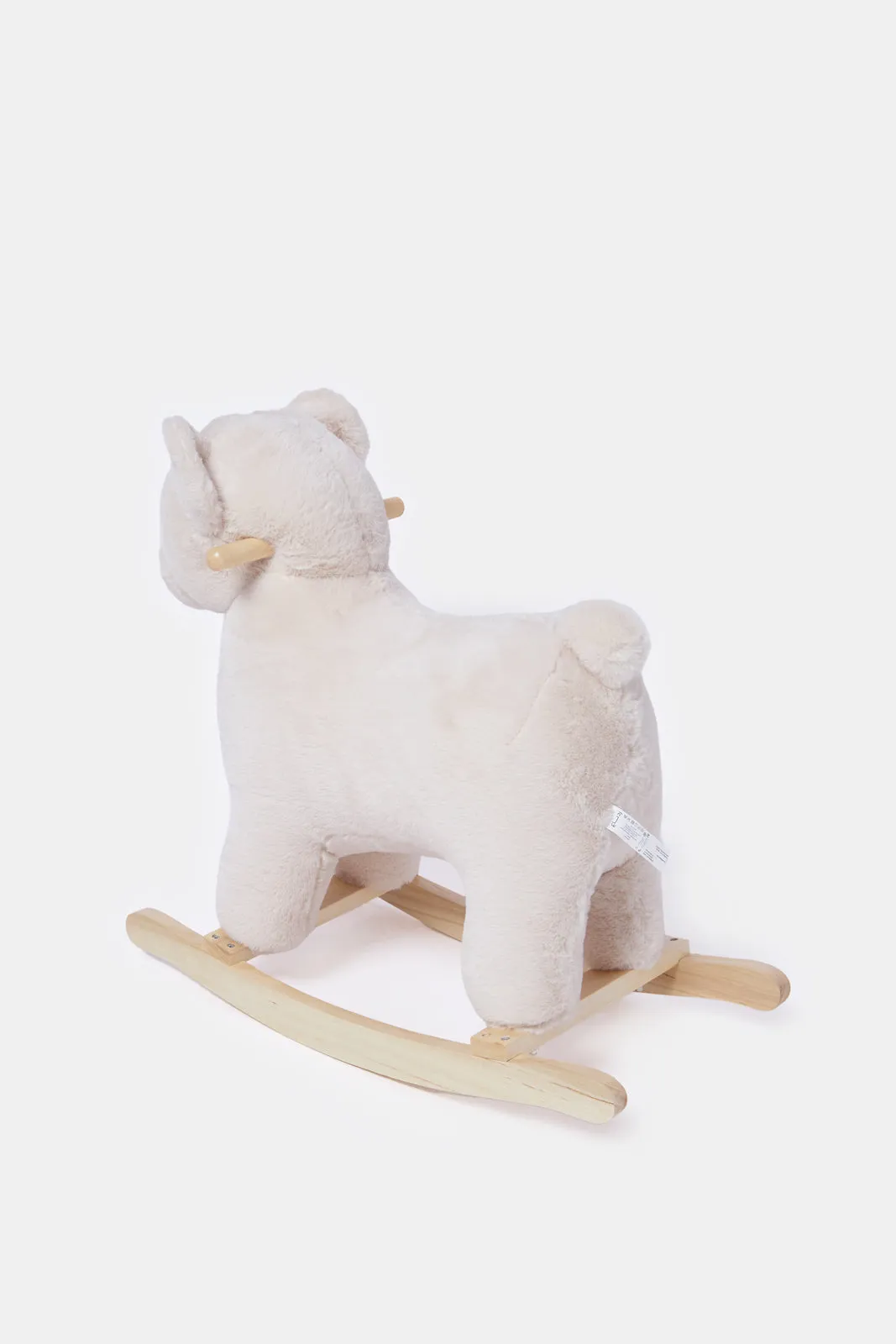 Newborn Cream Bear Rocker