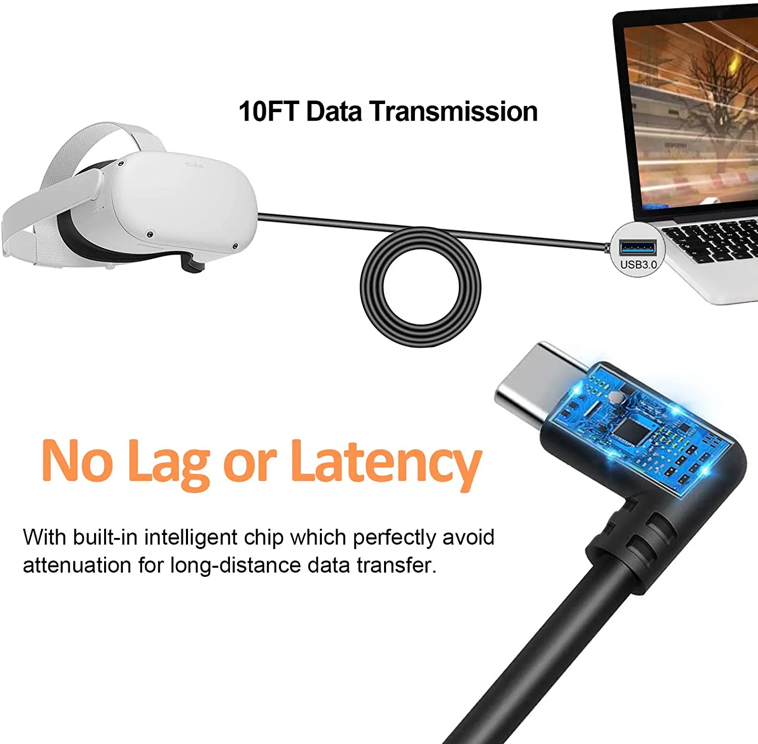 NexiGo 10ft Oculus Quest Link Cable