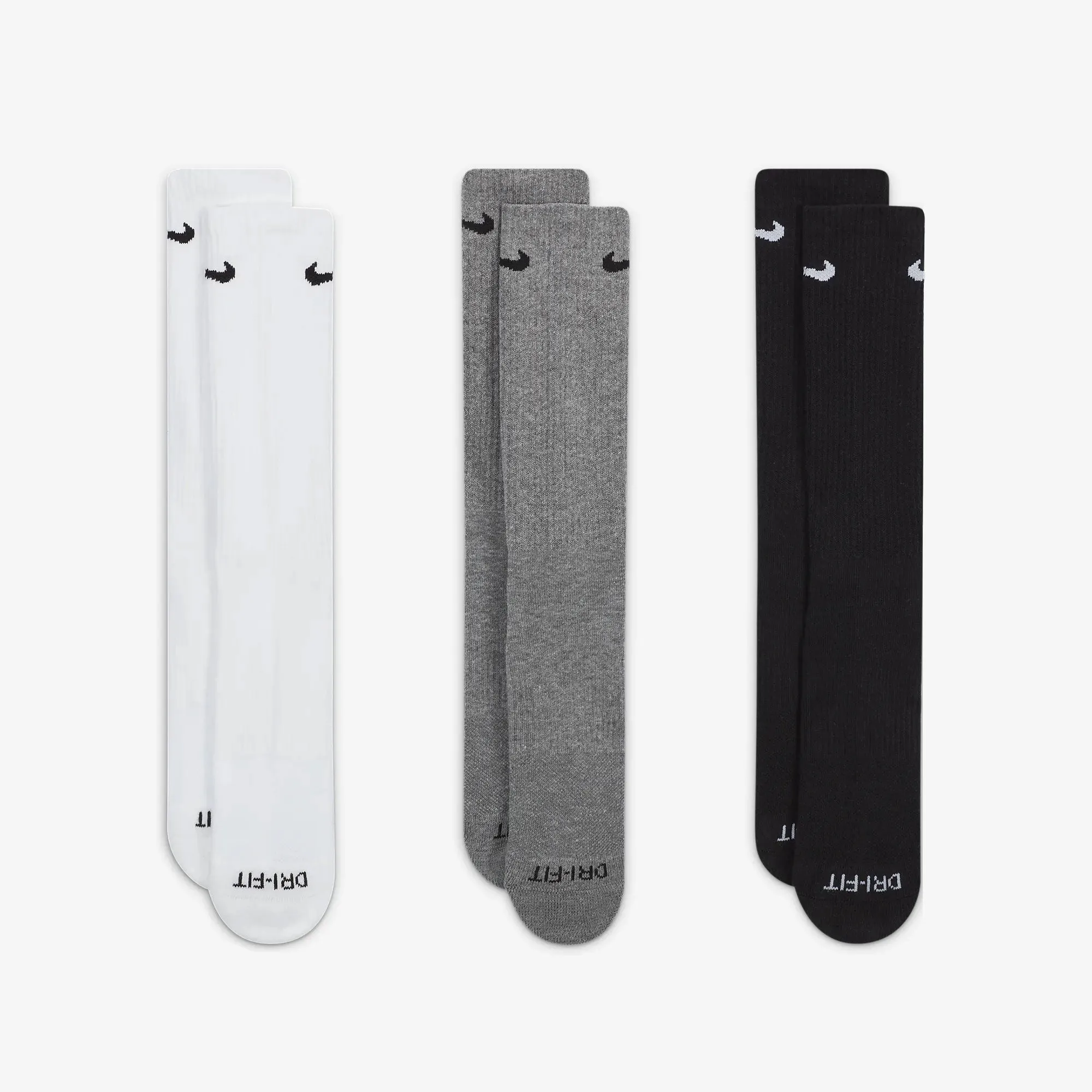 NIKE | EVERYDAY PLUS CUSHIONED TRAINING CREW SOCKS { MULTI-COLOR