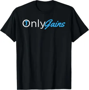 OnlyGains Funny Men's Fitness Bodybuilding T-Shirt